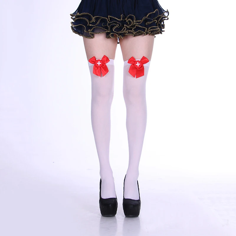 Stockings Женское сексуальное нижнее белье Горячая порно медсестры Соблазнительные костюмы для косплея Babydoll белое кружевное эротическое сексуальное нижнее белье Lenceria Эротика - Цвет: Stockings