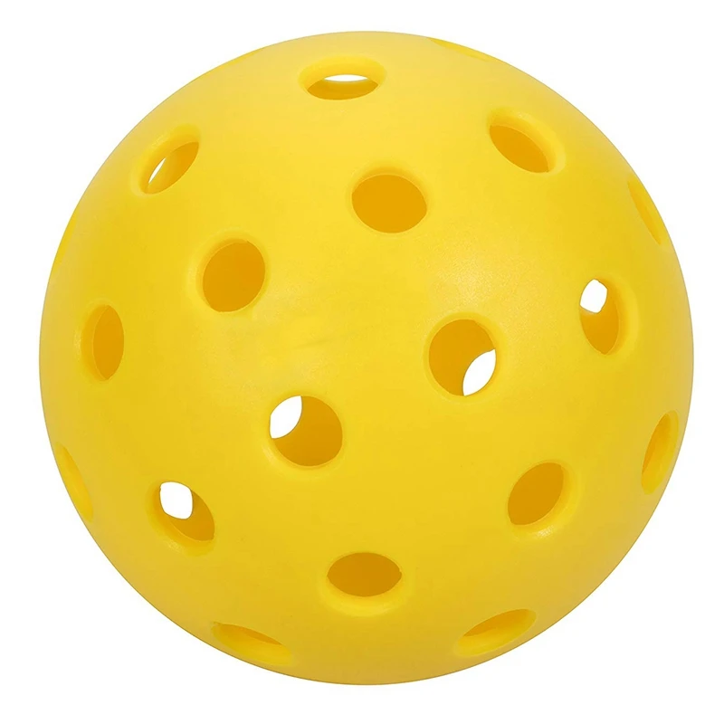 Новая распродажа, чистые уличные шары Pickleball, специально разработанные и оптимизированные для Pickleball желтого цвета