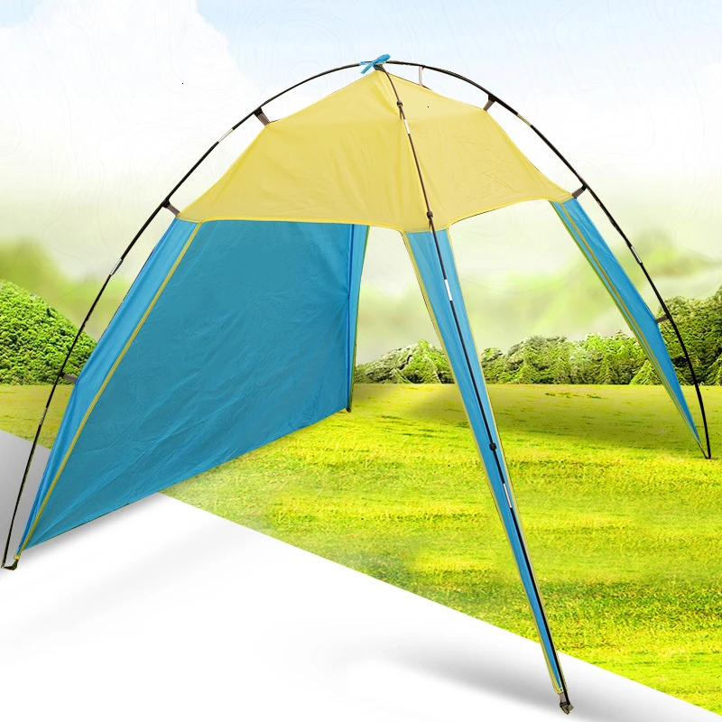 175150140cm Outdoor Camping Sun Shelter Shade Beach Tent for Summer Holiday Fishing Swimming Boat Fishing Roof Tent 3-4 Person (1)