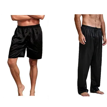 

Mens Sleepwear Short Pant Casual Pure Color Underwear Comfortable Loose Summer Pyjamas Male Nightwear Home Men Clothes
