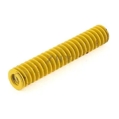 

12mm x 6mm x 65mm Yellow Chromium Alloy Steel Compression Die Spring