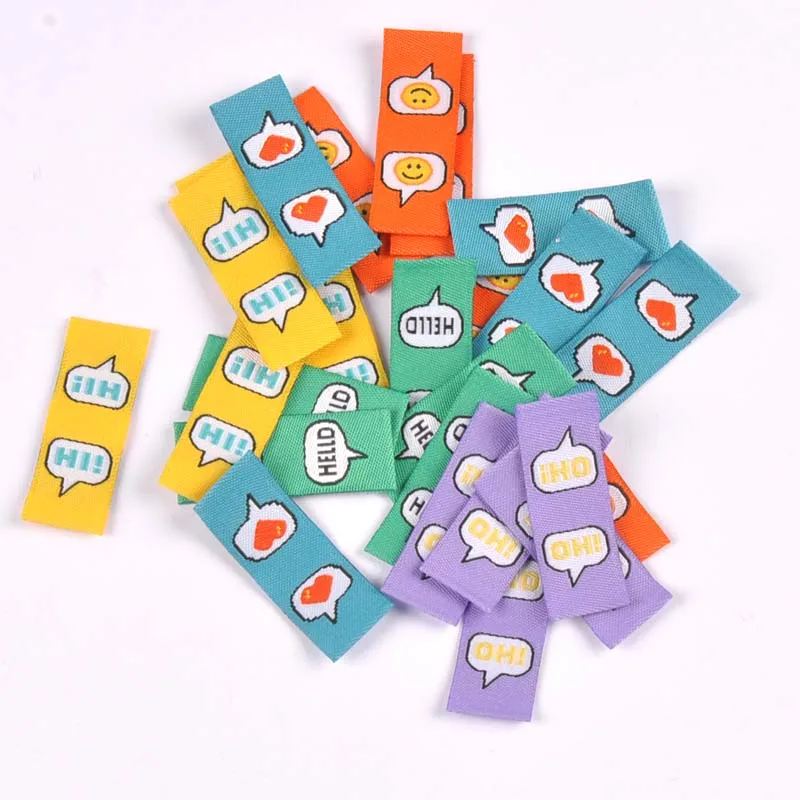 50Pcs/Lot Multicolor embroidery Labels Sewing Garment Handmade Accessories Clothes Care Bags Tags DIY Crafts 1.5x4cm c2777 packaging labels clothing labels garment labels sewing labels