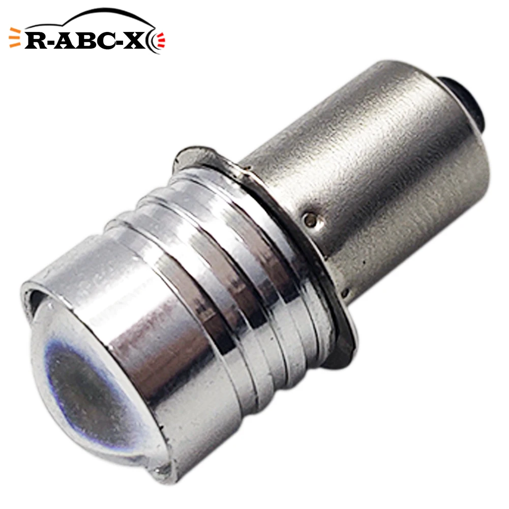 P13.5S PR2 0.5W 150Lm DC 3V 4.5V 6V 10V-30V 12V 24V 3030SMD Bulb Flashlight Replacement Part Bike Torch LED Lampshade White 1Pcs