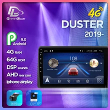 Prelingcar для DACIA DUSTER 2018 лет автомобильный монитор радио мультимедиа видео плеер навигация GPS Android 9,0 4G LTE DSP стерео(China)