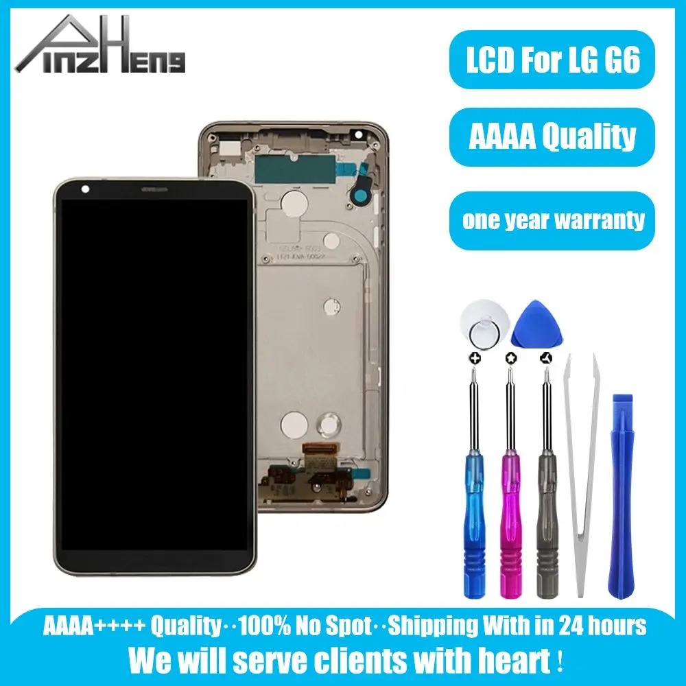 PINZHENG AAAA качественный ЖК-экран для LG G6 H870 H873 VS998 ЖК-дисплей сенсорный экран