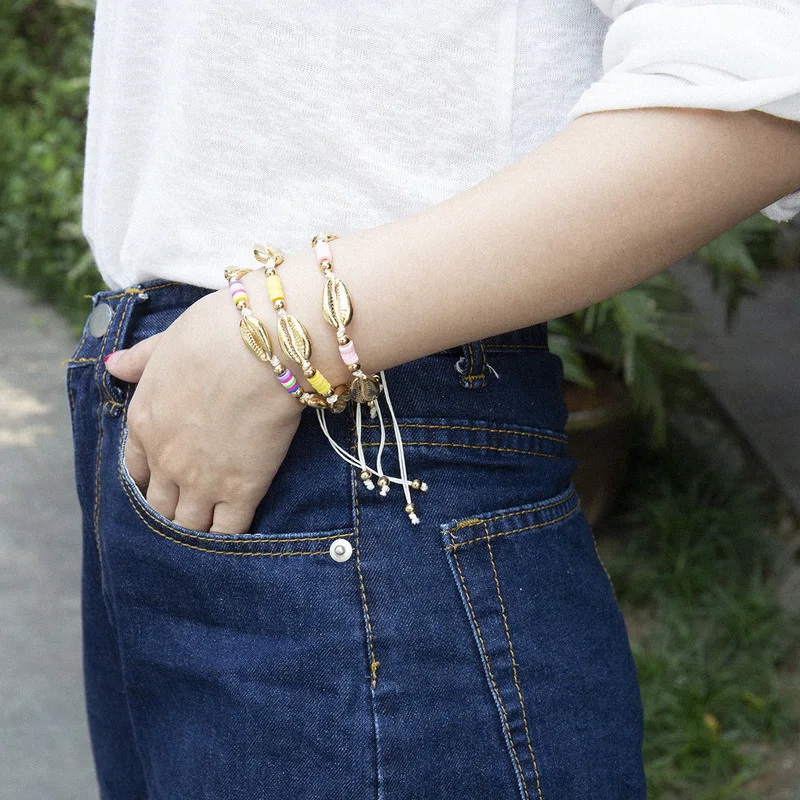 

accessories joker bump color adjustable hand act the role of simple geometric conch bracelet female trap rules