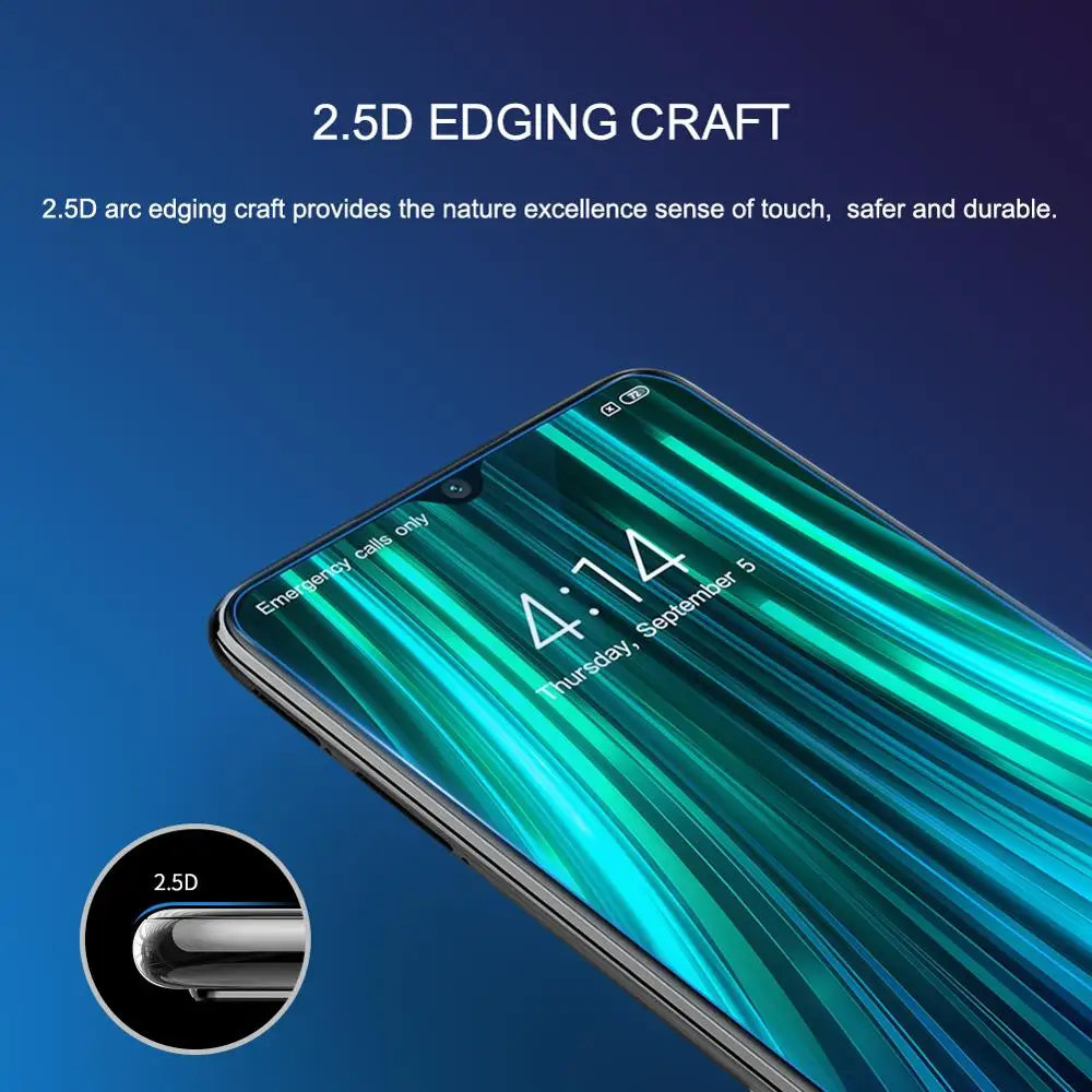 Закаленное стекло Nillkin 9H + Pro для Xiaomi Redmi Note 8T 8 7 7s 6 5 k20 Mi 9 9T SE|Защитные стёкла и