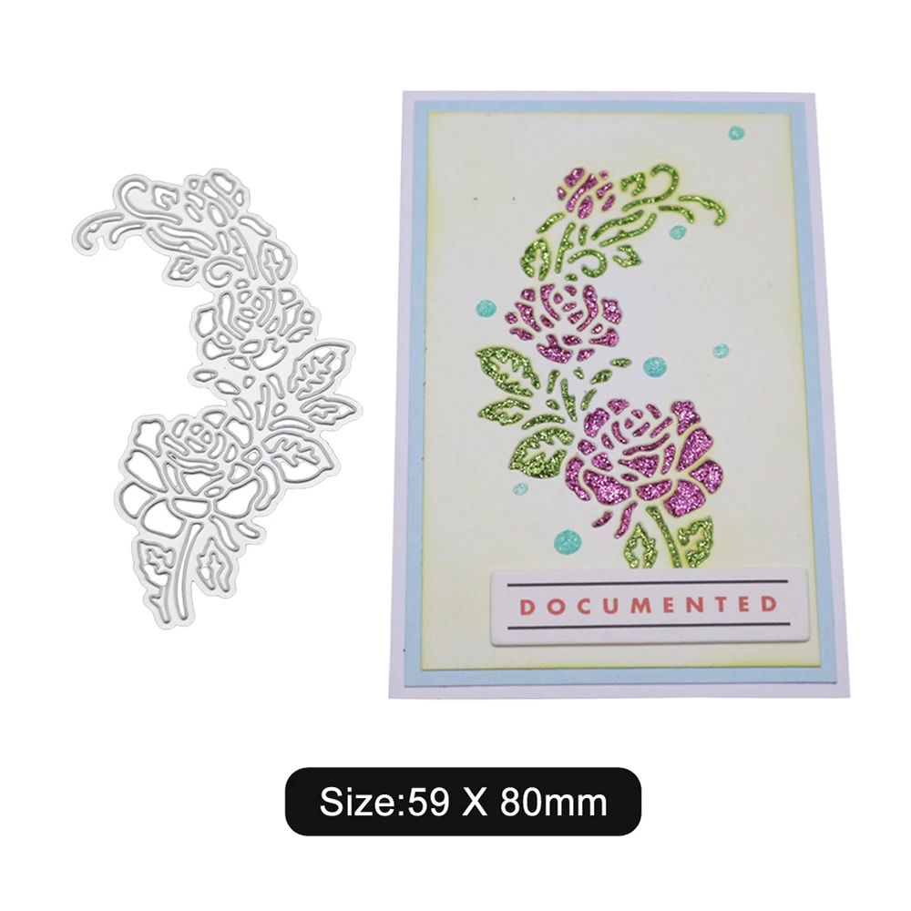 

59*80MM Flower Adv-one Metal Cutting Dies Stencils For DIY Scrapbooking Embossing Paper Cards Photo Album Making Craft