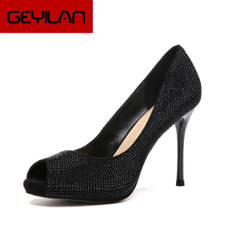 

2019 Spring And Autumn New Stiletto Heels Shallow Mouth Fashion Fish Mouth Single Shoes Women Fashion Wild Women's Shoes