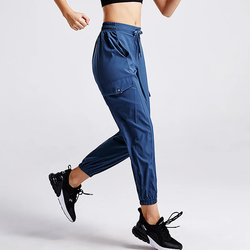

Women Long Running Pants Yoga Workout Sweatpants Fitness Sports Gym Hiking High Waist Clothing Women's Trousers For Female 3076
