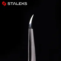 1pc STALEKS TE-41-3 High Quality Graft Eyelash Tool High Precision False Eyelash Tweezers Eyelash Makeup Assistance Tool 1