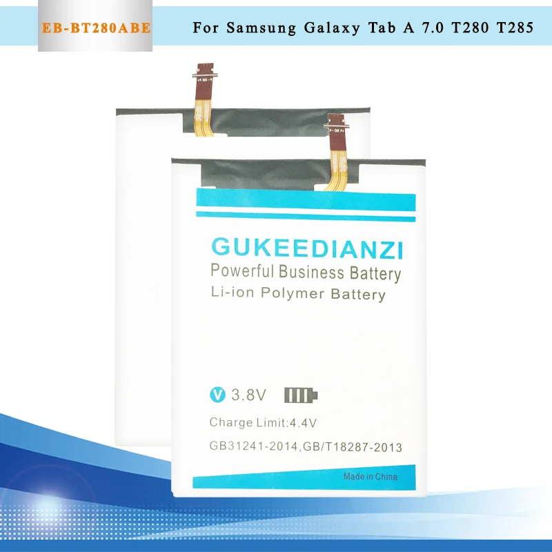 GUKEEDIANZI EB-BT280ABE 4000 мАч Сменный аккумулятор для планшета samsung Galaxy Tab A 7,0 T280 T285 литий-полимерные аккумуляторы