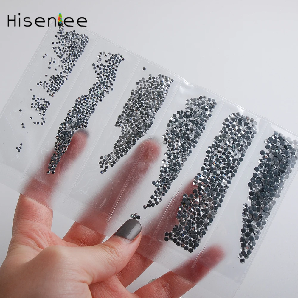 

1728Pcs HotFix Rhinestones 31Colors Crystal Glass Stones Gems For DIY Clothing Decoration Accessaries SS3-SS10