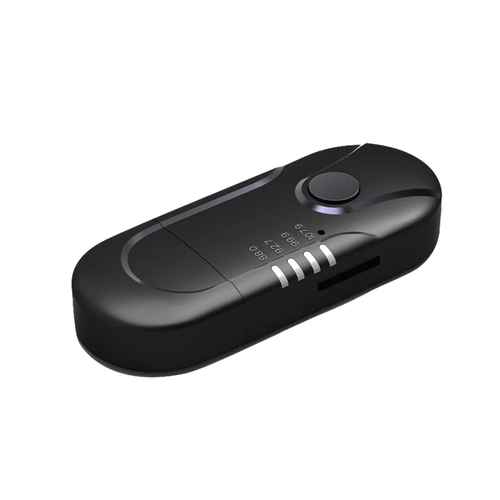 

AOSHIKE 2019 New Arrival Mini FM Transmitter Bluetooth Reciever FM Modulator Radio Hands Free Car Kit Car MP3 Audio Player