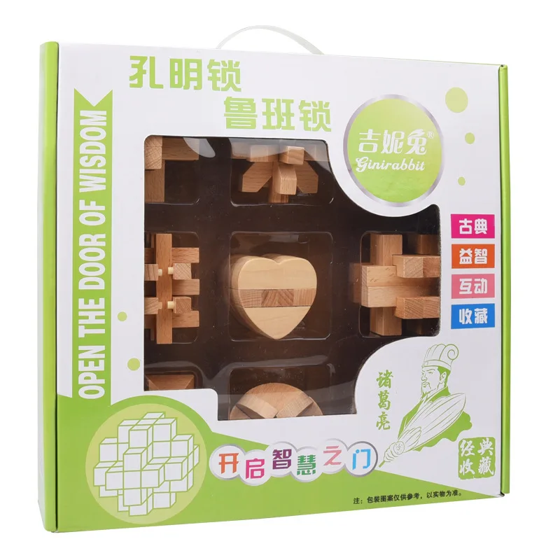 Развивающие блоки для мальчиков и женщин Kong Ming Young STUDENT'S wan ju suo Luban Lock