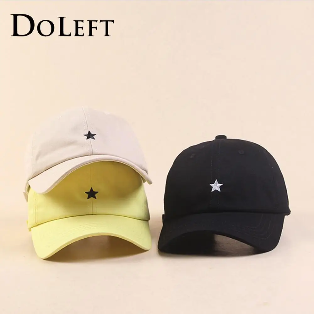 Новые модные бейсбольные кепки со звездами и вышивкой для мужчин и женщин, уличная шляпа для папы, пара, повседневные Высококачественные кепки в стиле хип-хоп кости