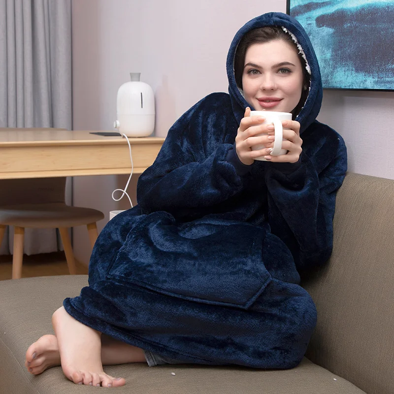  Fleece Hoodie Sweatshirt for Women Oversize Hoody Sweatshirt Blanket Sherpa Coats Comfy Pullover Fe