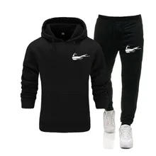 2021 Hot Men Casual Tracksuit Winter Clothes Sportswear Two Piece Set Hoodies Brand Track Clothing Male Sweatsuit Sports Suits