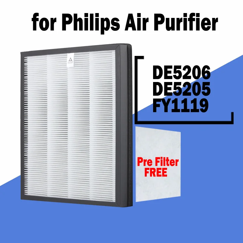 Fy1119 True Hepa Filter Replacement For Philips Air Purifier De5206