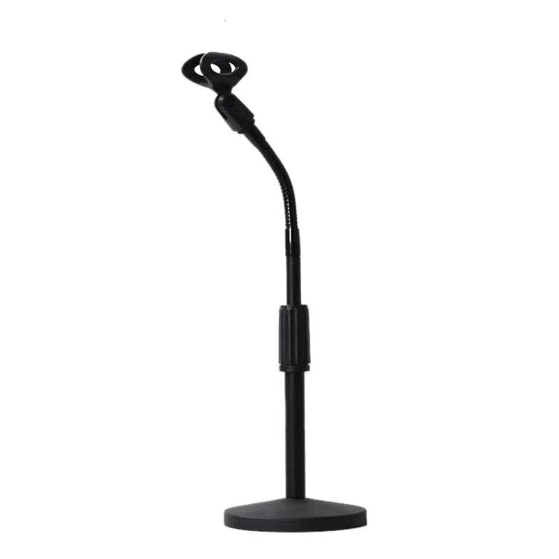 

Gooseneck Micro-phone Stand Adjustable Height Disc Micro-phone Stand Portable Multi-Angle #8