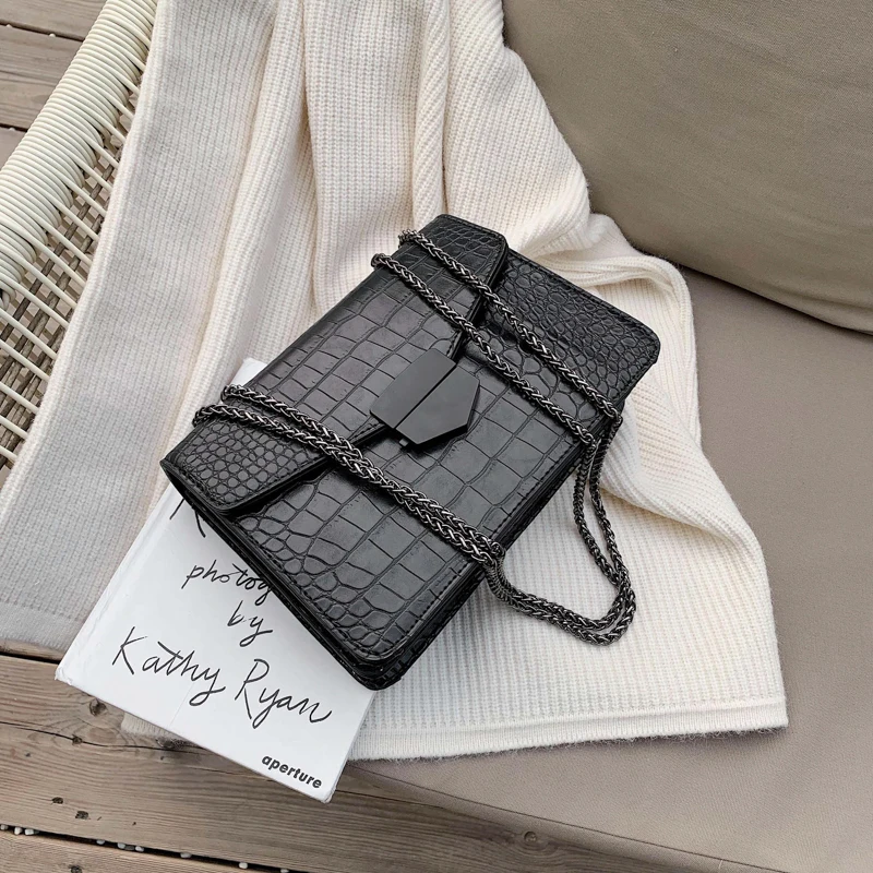 

Stone Pattern Leather Crossbody Bag For Women 2019 Fashion Sac A Main Female Shoulder Bag Female Handbags and Purses With Handle