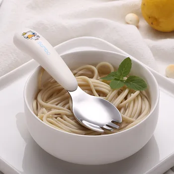 

304 Stainless Steel CHILDREN'S Tableware Portable Fork Spoon Baby Food