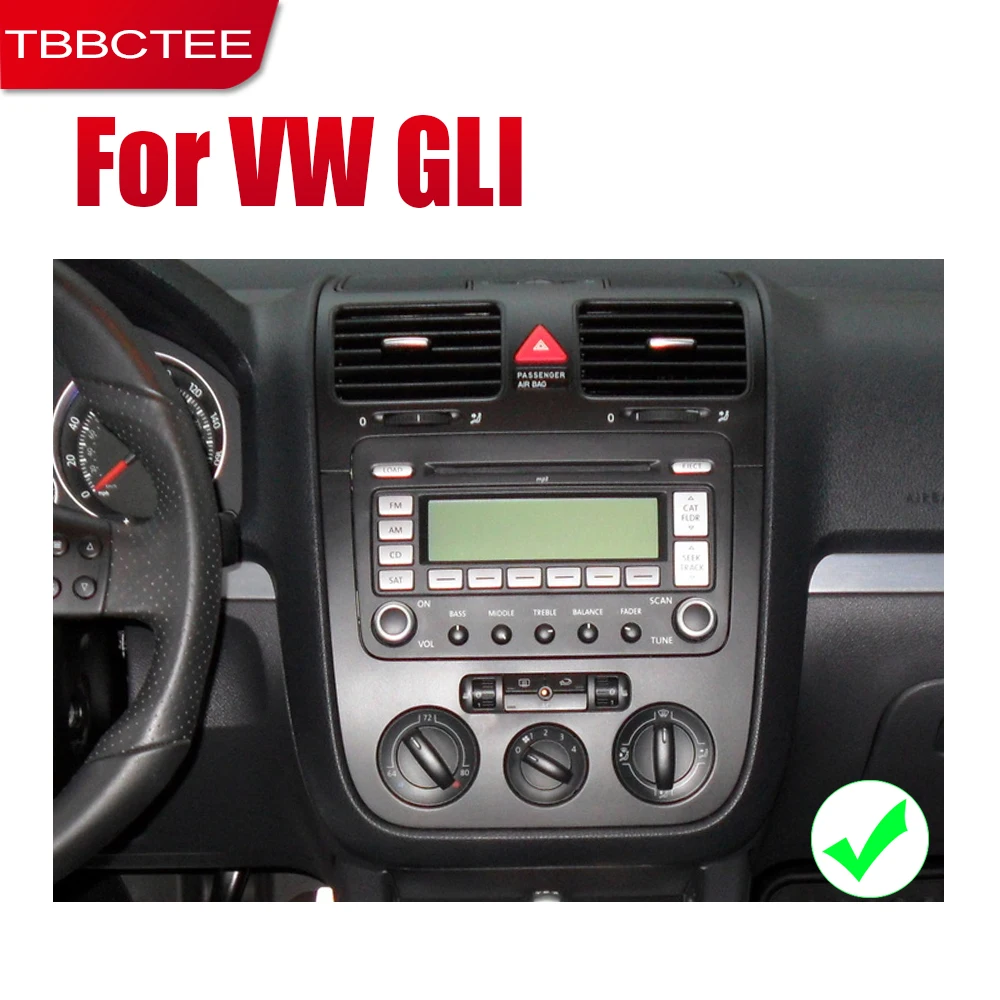 TBBCTEE Android 2 Din автомобильное радио, dvd для Volkswagen VW GLI 2005~ автомобильный мультимедийный плеер gps навигационная система Радио стерео