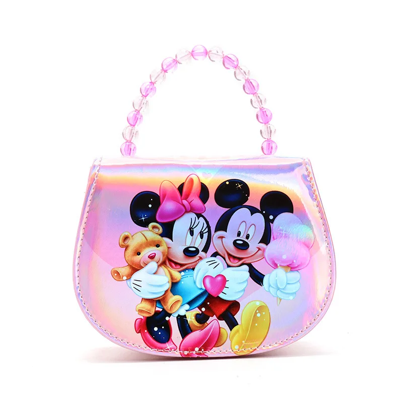 Disney лазерная сумка Детские Мультяшные Микки сумки с изображением мыши Tote модная сумка через плечо мультяшная сумка через плечо сумки-мессенджеры Минни