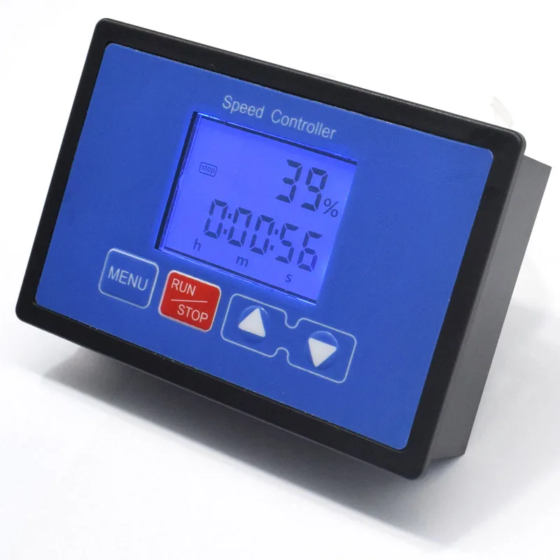 LCD Smart Digital Display 0~ Tachometer adjustable 30A PWM DC Motor Speed Controller Timing Remote control 12V 24V 36V 48V