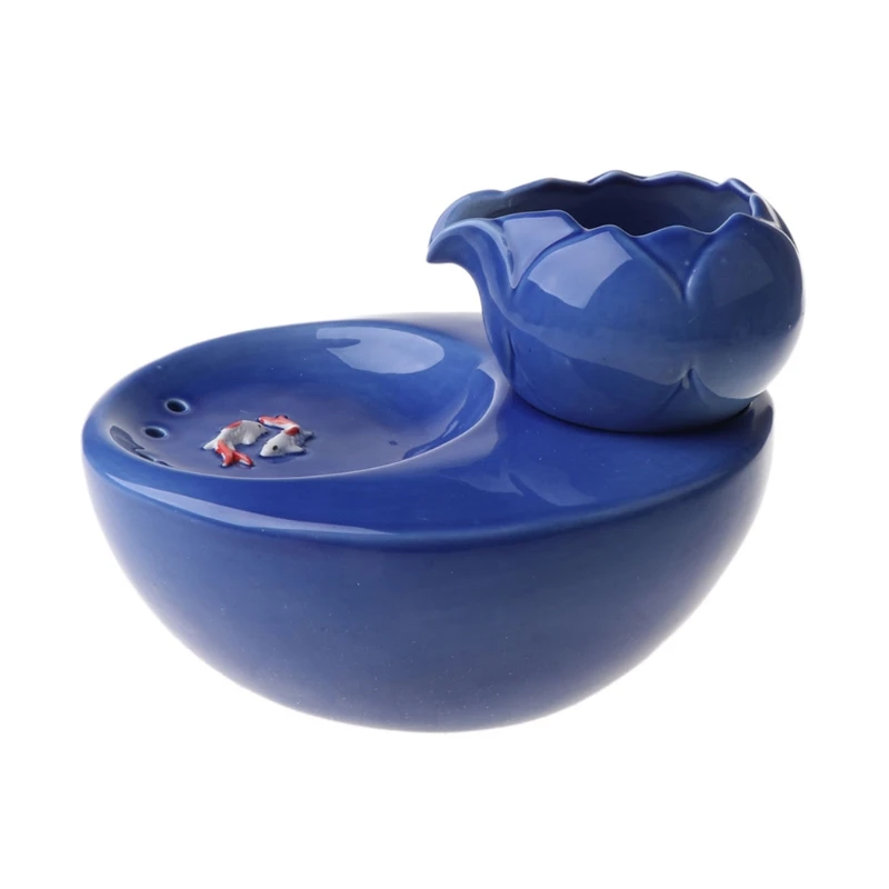 

Electric Ceramics Cat Drinking Feeder Automatic Circulating Cat Dogs Drinking Water Fountain Dispenser