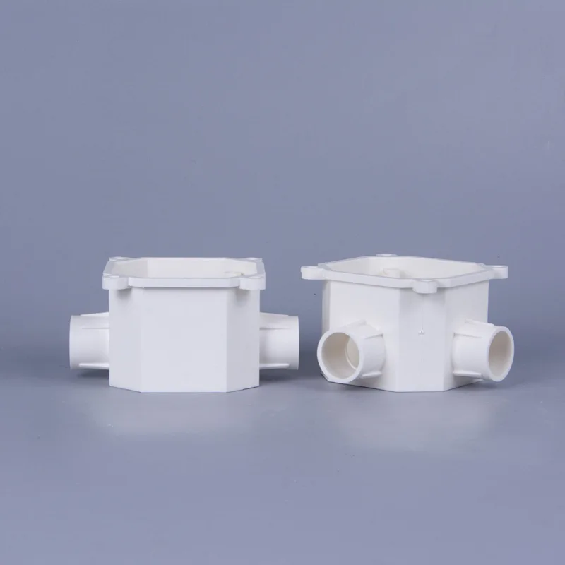 

PVC Conduit Circular Box 5 Centimeters 6 Centimeters Octagonal a Fork Two Forks Electrician Accessories National Standard Juncti