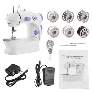 

Portable Mini Sewing Machine Crafting Mending Machine with Light for Household B88