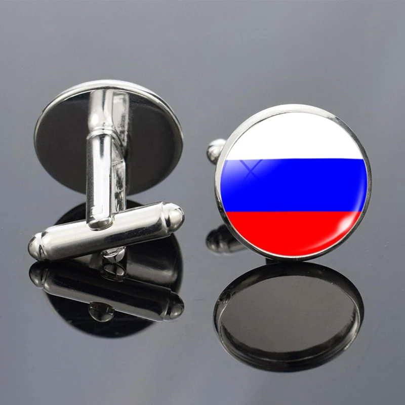 Для мужчин модные европейские страны запонки с государственным флагом Испании Великобритания Франция Россия Италия Германия Польша украшение из флагов манжеты Кнопка соединитель