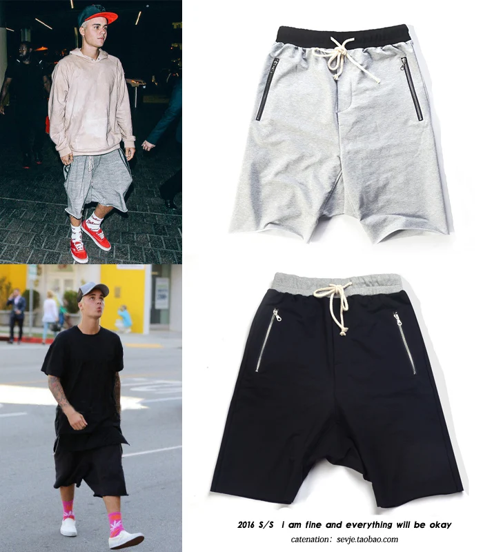 Уличная одежда, мужские шорты в стиле хип-хоп с японским принтом, повседневные Лоскутные шорты с эластичной резинкой на талии, мужские повседневные шорты с карманами CC50DK06