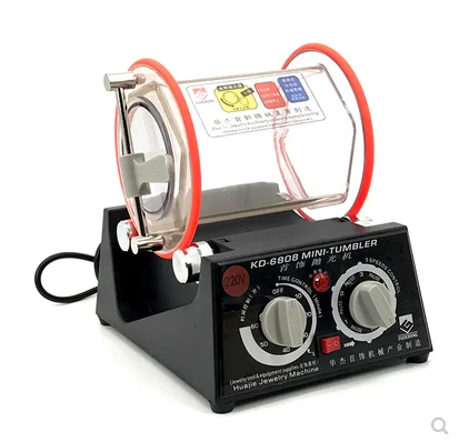 

220V Tumbler Jewelry Polisher Finisher Machine Bead Surface Cleaner Drum Polishing Finisher Machine Polishing Bead