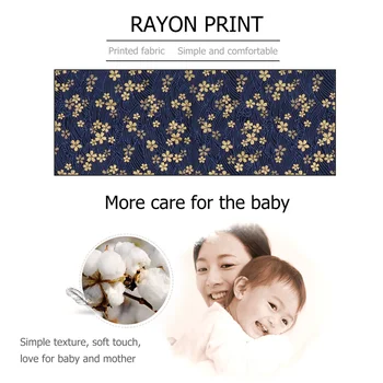 

6pcs Floral Patterns Printed DIY Patchwork Quilting Cloth Cotton Fabrics