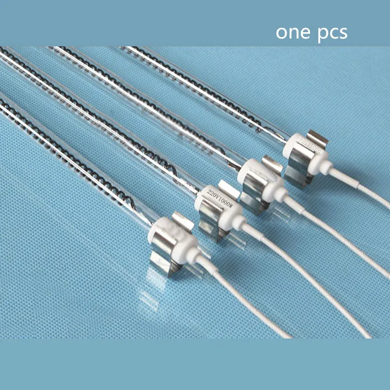 carbon fiber electric quartz heating elements for Heaters Far infrared quartz heating tube glass tube heater OD10 12mm quartz heater tube quartz infrared heater
