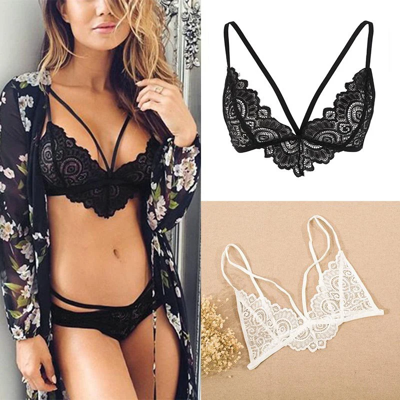 Sexy Lace Bandage Strap Crop Top (4)