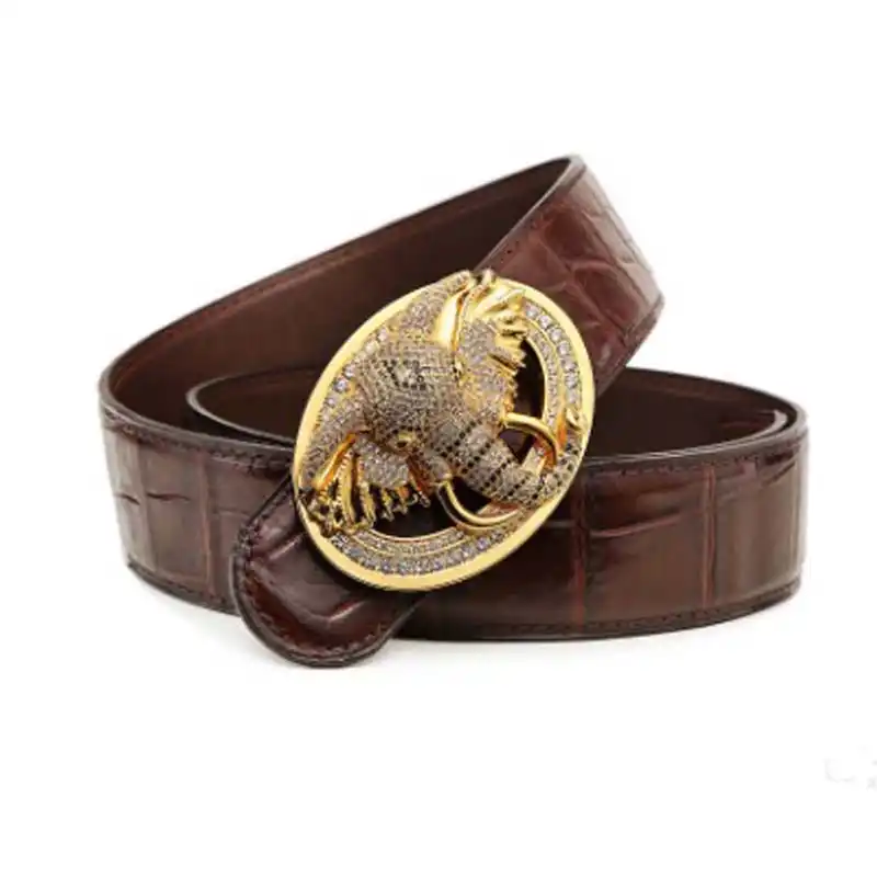crocodile belt buckle