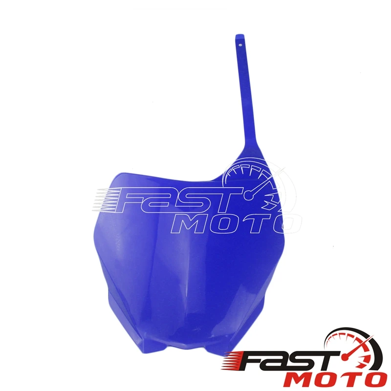Targa anteriore Enduro per Yamaha YZ125 YZ250 YZ250F YZ450F WR250F WR450F 2007-2014 Dirt Bike targhe bianche vuote  201355758