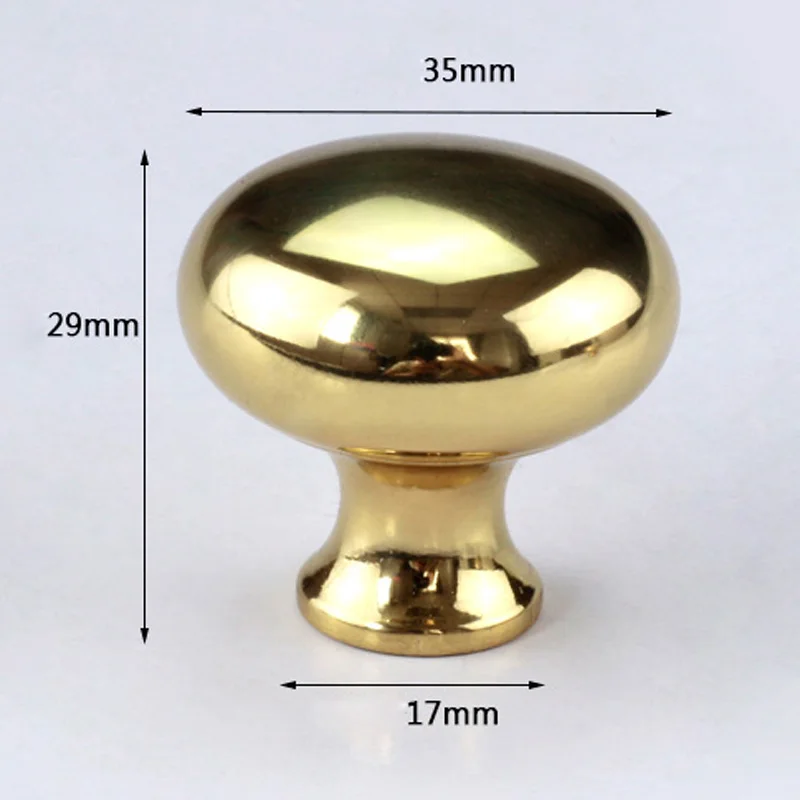 Качественная однотонная медная ручка ящика в европейском стиле для домашнего