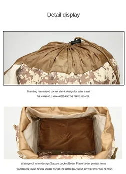 Outdoor Waterproof Bags Tactical Backpack Molle Bag Military Backpack for Hiking Camping Hunting Travelling Bags Backpacks 5