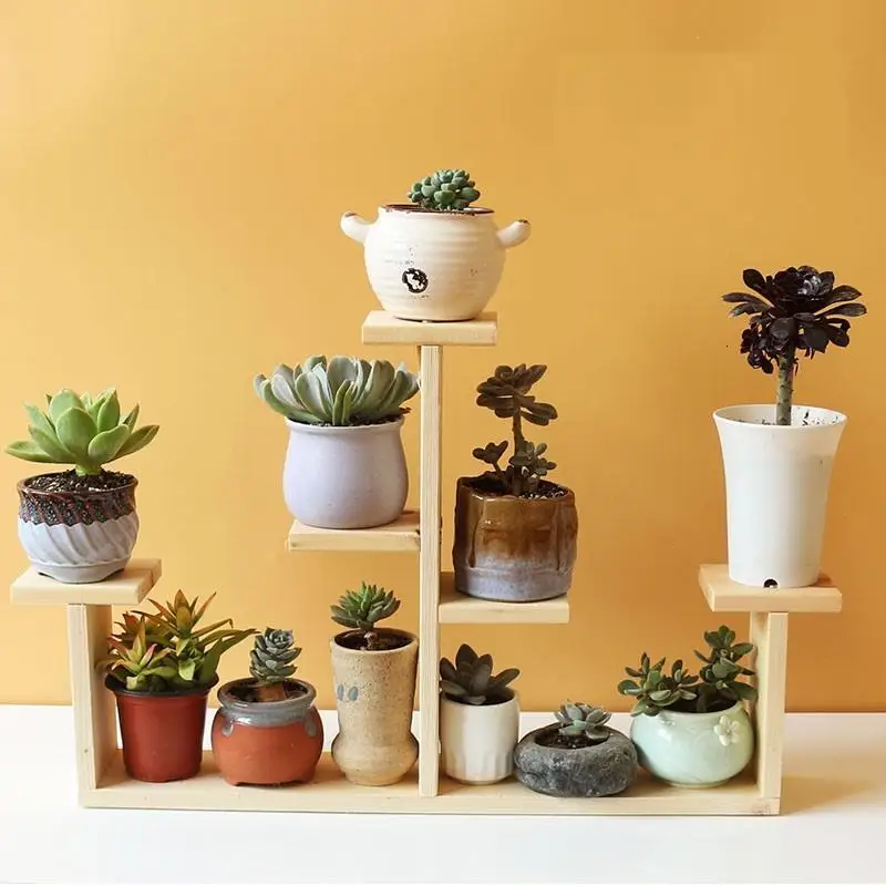 Suporte Flores Repisa Para Plantas Настольный комнатный горшок Balkon деревянная полка для растений Stojak Na Kwiaty Dekoration напольная подставка для цветов