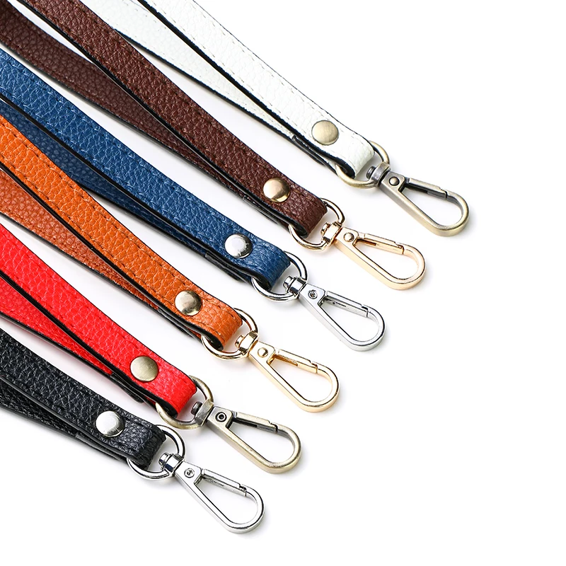 Women Simple Handle Purse Bag Belt All-match Replacement Solid Color Clutch Bag Strap Wallet Belt Women Wrist Bag Straps