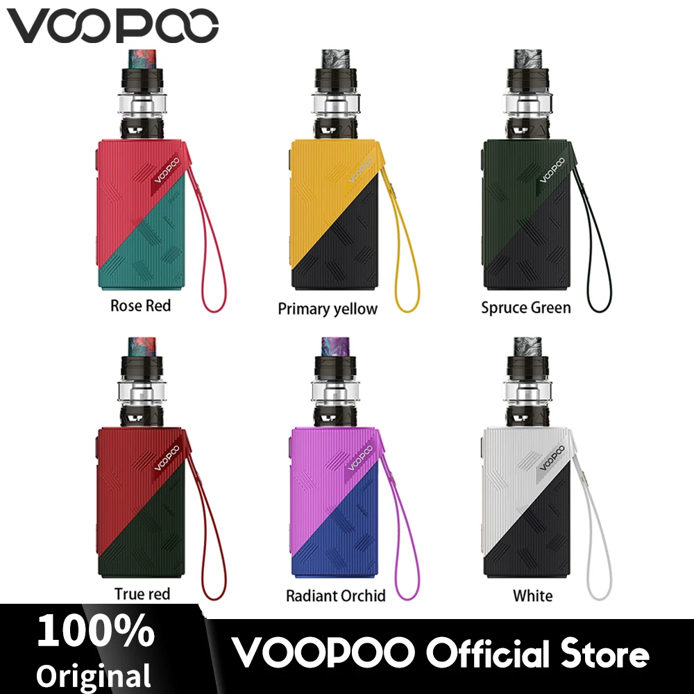 

Original 120W VOOPOO Find MOD Box with Uforce T2 Tank 4400mAh Battery 5ml Atomizer Cigarette Electronic Vaporizer Kit USB Charge