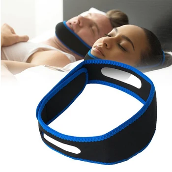 

Stop Snoring Chin Strap Belt Anti Apnea Snore Support Belt Sleep Jaw Solutions Sleep Support Apnea Belt Sleeping Care Tools