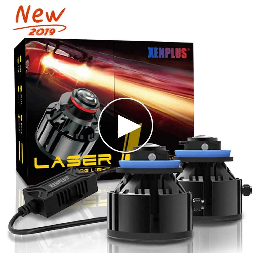 2 шт. лазерные Противотуманные фары XENPLUS 9005 9006 HB3 HB4 H7 H8 H9 H11 15 Вт 9000Lux 3000 м|Передние