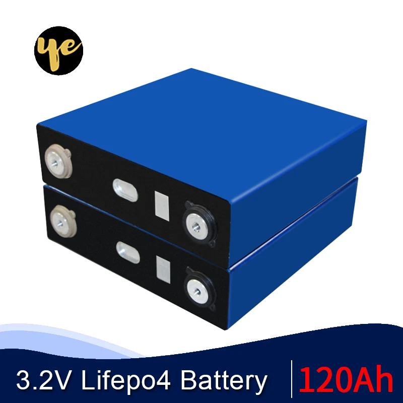 12 шт. 3 2 В 120Ah Lifepo4 батарея в 24 36 48 60 аккумулятор DIY Солнечная энергия 4000 раз Макс 3C