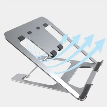 

Adjustable Lifting Laptop Holder Note-book Folding Stand Cooling Design for Laptop Note-book Watching Video Conference Video