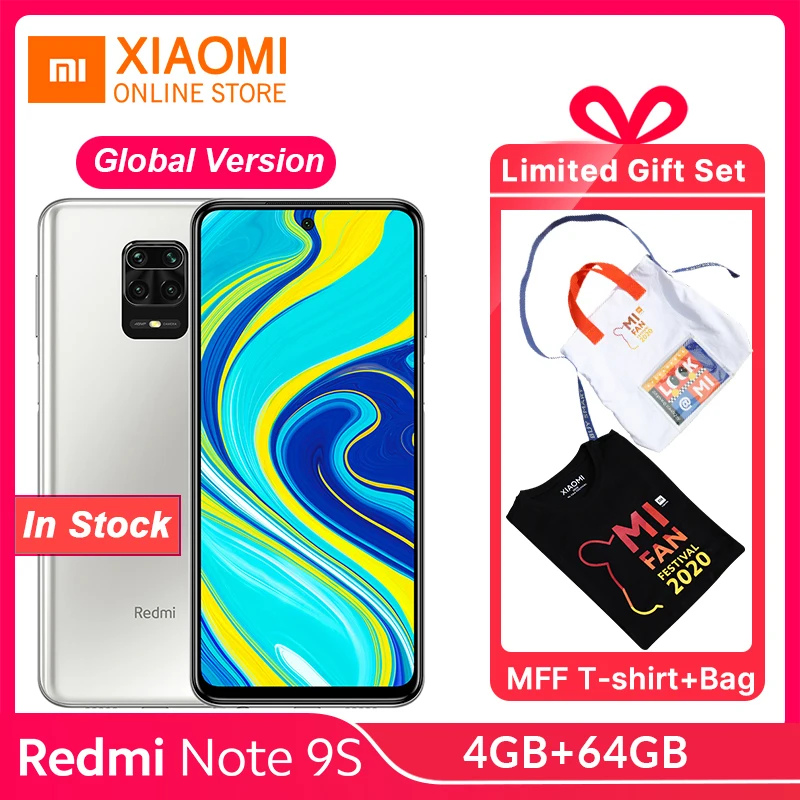 1200руб off Get Ali Coupon Xiaomi Redmi Note 9 смартфон с восьмиядерным процессором Snapdragon 720G ОЗУ 4 Гб